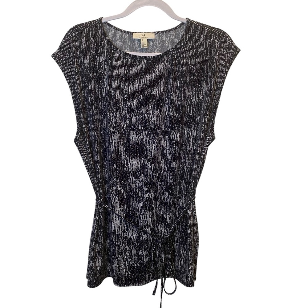 Halston - Sleeveless Shirt - Lrg